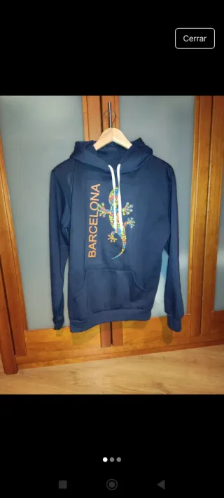 Sudadera Barcelona Talla S Hombre