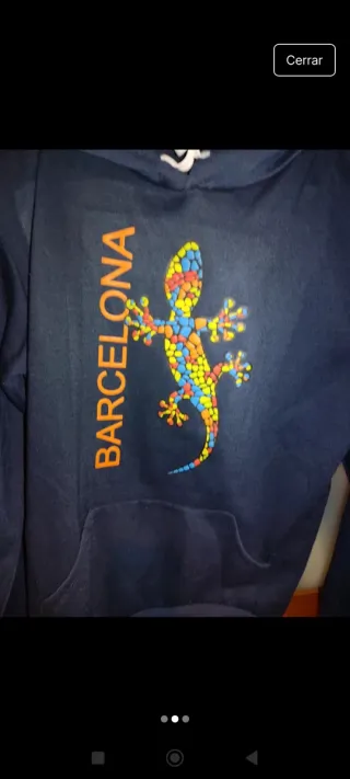 Sudadera Barcelona Talla S Hombre