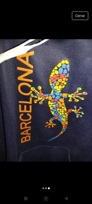 Sudadera Barcelona Talla S Hombre