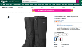 Ghette Outdoor Research Expedition Crocodile