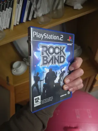 Rock Band PS2 Guitarra micrófono y Batería