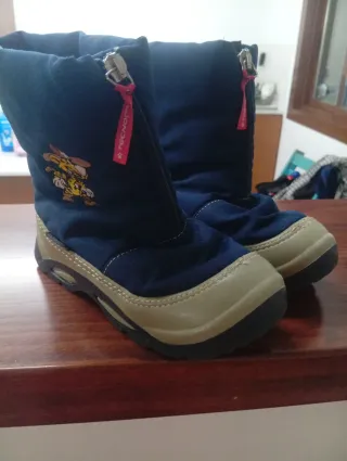 Botas de nieve forradas pelo niño 28.29