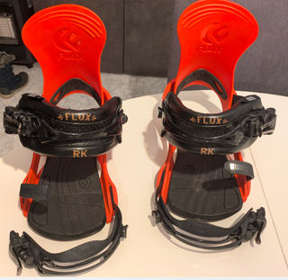 Fijaciones Snowboard Flux RK Talla M Naranja