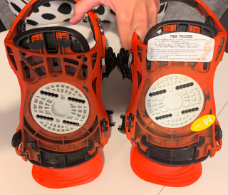 Fijaciones Snowboard Flux RK Talla M Naranja