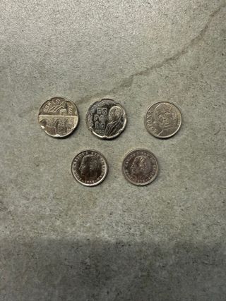 Lote 5 Monedas Españolas