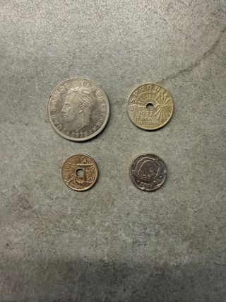 Lote 5 Monedas Españolas
