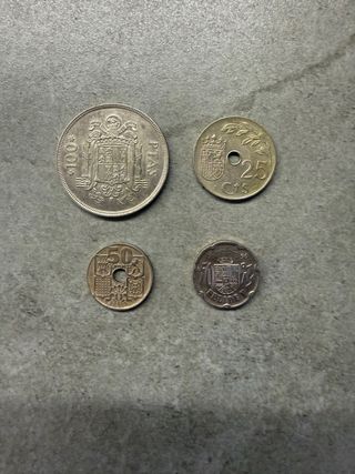 Lote 5 Monedas Españolas