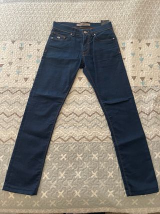 Pantalón Vaquero Zara Azul Hombre Talla M