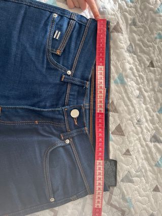 Pantalón Vaquero Zara Azul Hombre Talla M