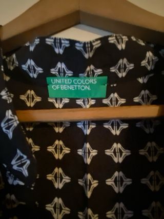 Camiseta Benetton manga corta estampada Talla XL