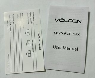 Teléfono Völfen Nexo Flip Max Negro