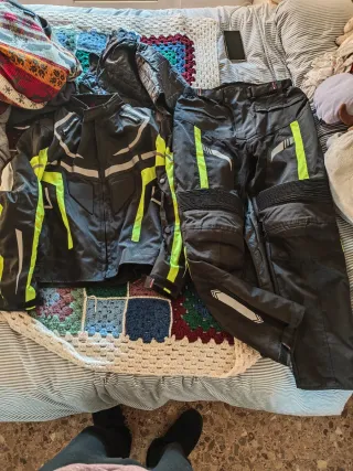 Traje moto impermeable talle L