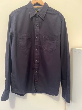 Camisa Tommy Hilfiger Azul Hombre