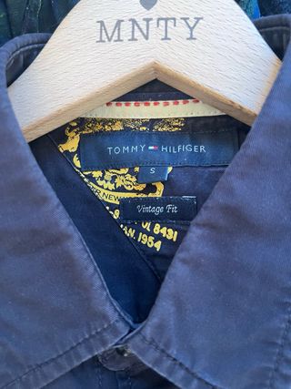 Camisa Tommy Hilfiger Azul Hombre
