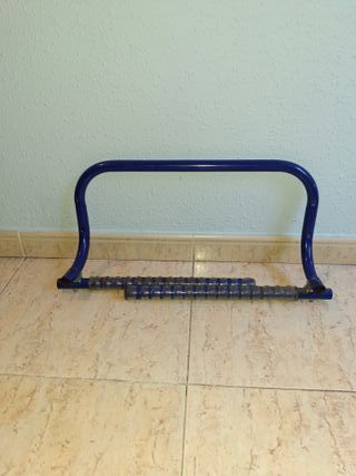 Soporte pared bicicleta azul