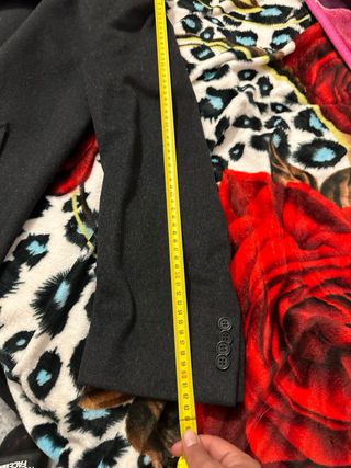 Abrigo largo hombre negro gris