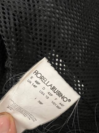 Giacca Fiorella Rubino Nero Lucido