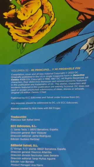 Batman Mi principio y mi probable fin