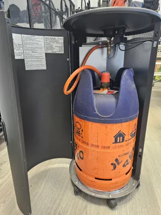 Estufa gas Equation Chic negra 4.2 Kw