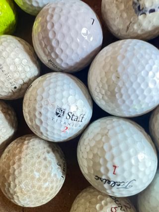 Lote 40 Pelotas Golf Usadas Varias Marcas