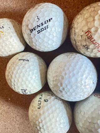 Lote 40 Pelotas Golf Usadas Varias Marcas