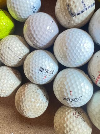 Lote 40 Pelotas Golf Usadas Varias Marcas