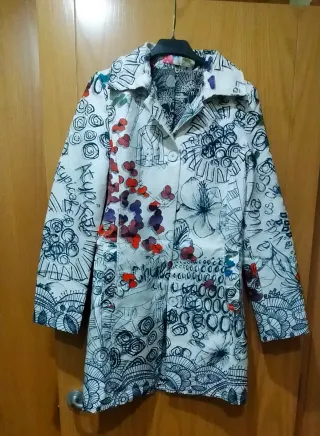Casaca Desigual Talla 36 Multicolor