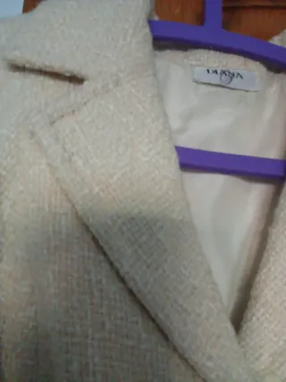 Chaqueta de señora lana cruda