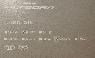 Bielas Shimano Ultegra FC-R8100 2x12v