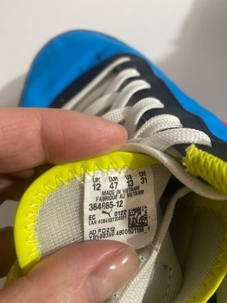 Zapatillas Puma Azules y Blancas