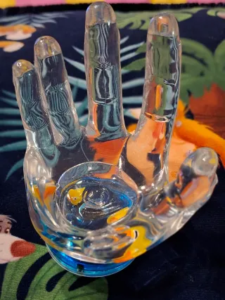 Figura decorativa de patitos en agua