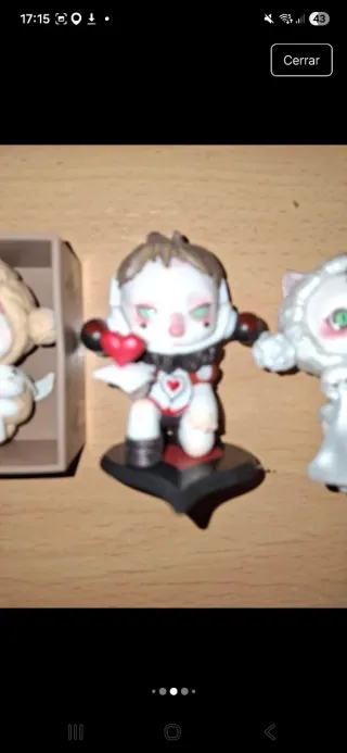 Skull Panda Alice in Wonderland Figuras