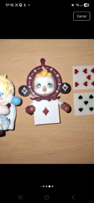 Skull Panda Alice in Wonderland Figuras