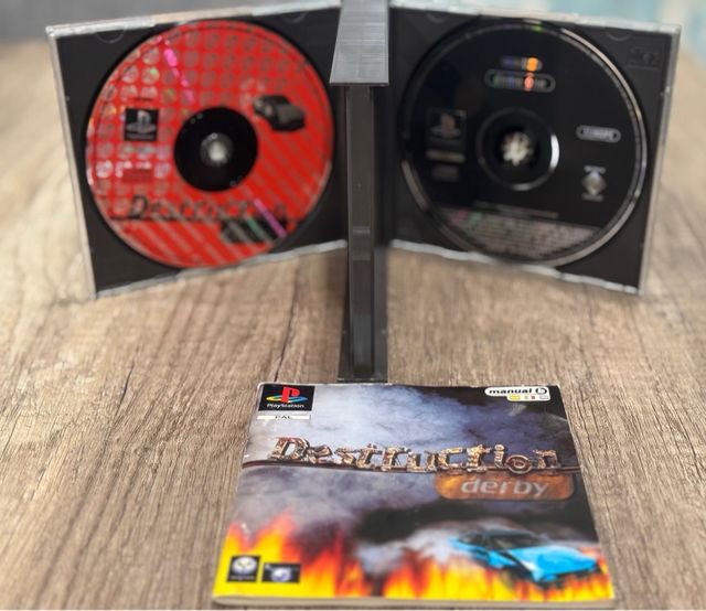 🇪🇸 DESTRUCTION DERBY 🇪🇸 PS1/PSX COMPLETO Y ESPAÑOL