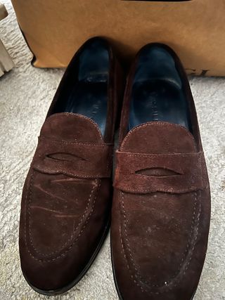 Mocasines Marrones de Ante