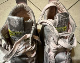 Stivaletti Buffalo Pink/Silver