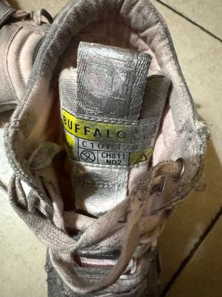 Stivaletti Buffalo Pink/Silver