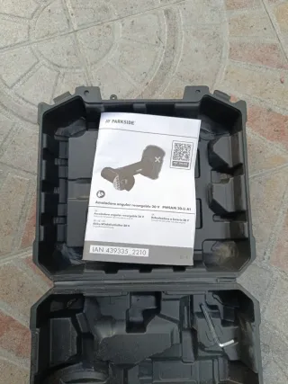 Caixa Parkside Amoladora Angular 20V