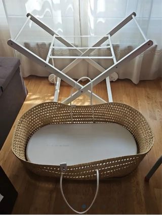 Moisés para bebé con estampado toile