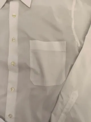 Camisa Blanca Manga Larga