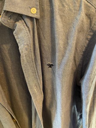 Camisa Slim Fit Azul Silbon Talla S