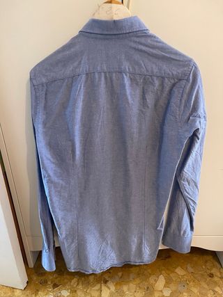 Camisa Slim Fit Azul Silbon Talla S