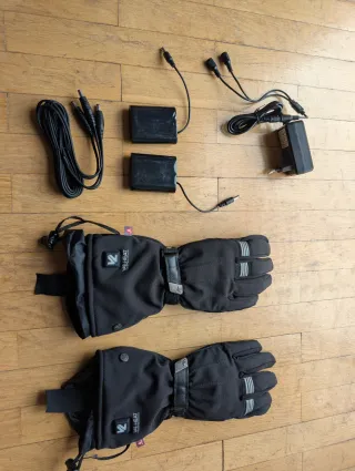 Guantes VQuattro Calefactables Moto Talla L