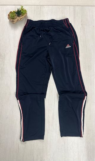 Adidas Vintage Joggers Uomo L Blu Rosso
