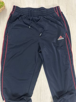Adidas Vintage Joggers Uomo L Blu Rosso