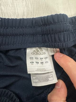 Adidas Vintage Joggers Uomo L Blu Rosso