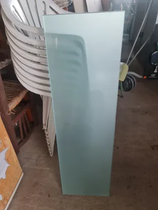 Lejas de cristal sin uso