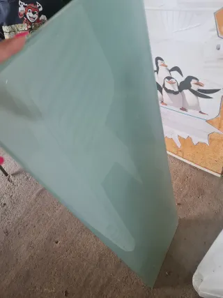 Lejas de cristal sin uso