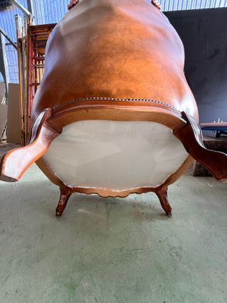 Sillones de cuero Vintage Marrón