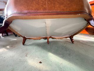 Sillones de cuero Vintage Marrón